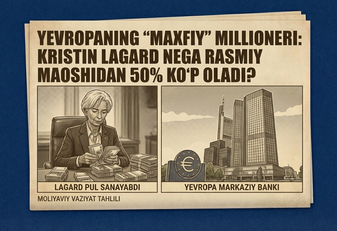Yevropaning "maxfiy" millioneri: Kristin Lagard nega rasmiy maoshidan 50 foiz ko‘p oladi?